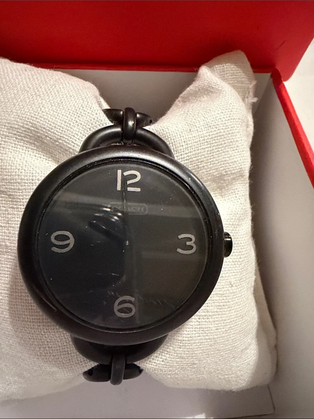 Coach Women's Sammy Black IP Stainless Steel Bracelet Watch